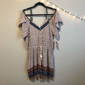 Printed Romper